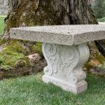 06706CurvedStoneBench8175SF
