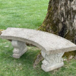 06706CurvedStoneBench8178SF